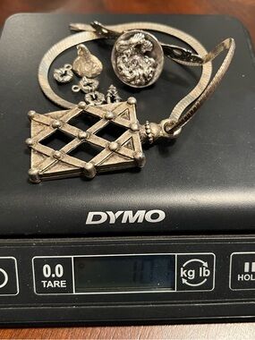 Mixed Vintage .925 Silver jewlery lot 101 grams total